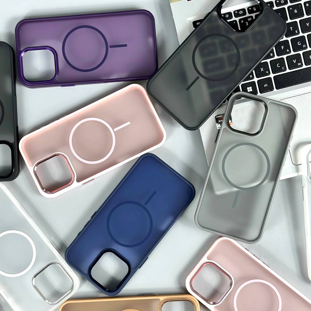 Накладка Matte Camera With Thin Magnetic Box iPhone 14 Pro Max