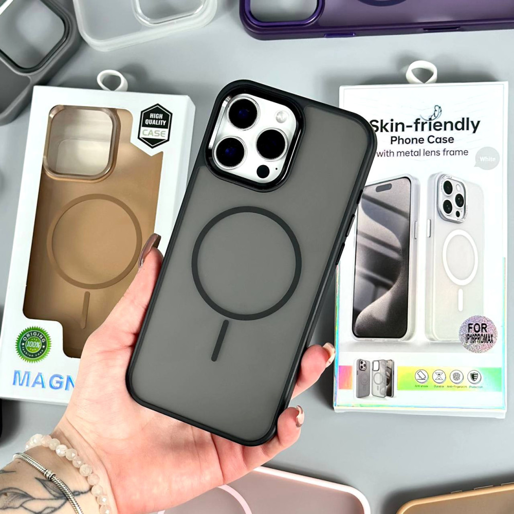 Накладка Matte Camera With Thin Magnetic Box iPhone 13