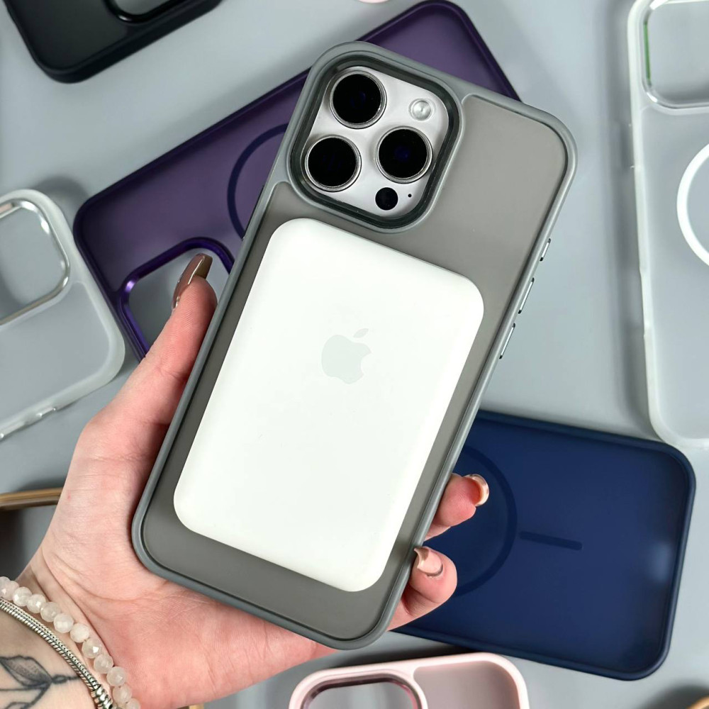 Накладка Matte Camera With Thin Magnetic Box iPhone 13