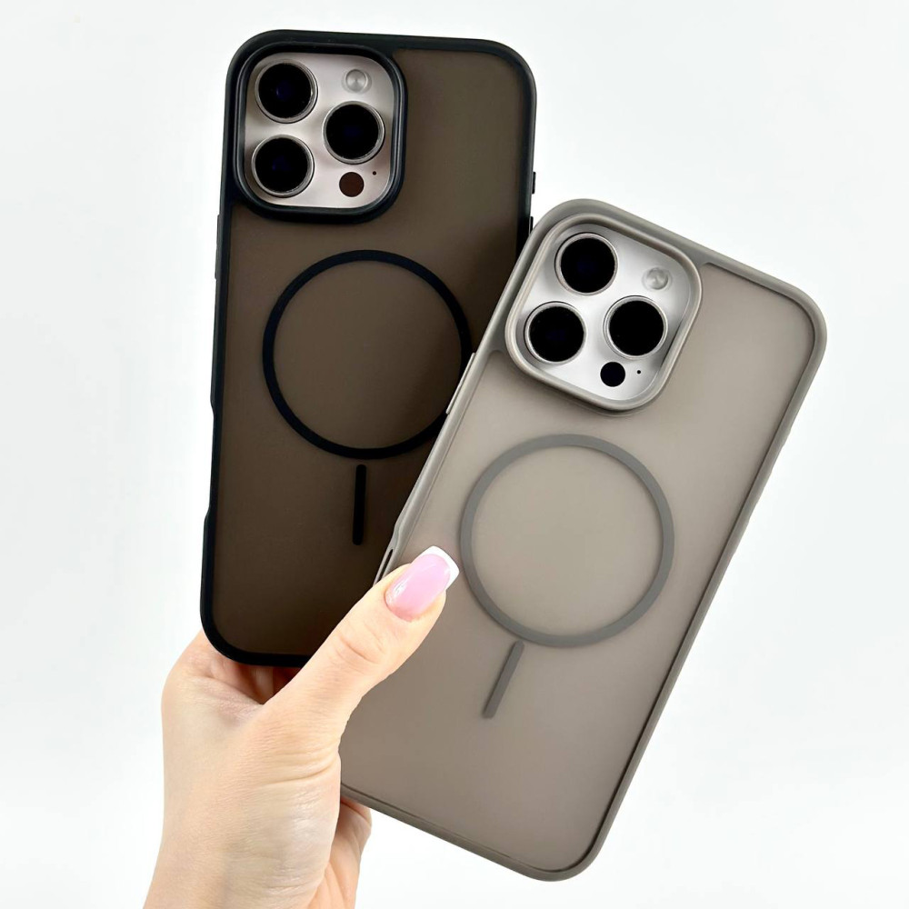 Накладка Matte Color Case With Magnetic Thin Circle iPhone 15 Pro Max