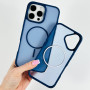 Накладка Matte Color Case With Magnetic Thin Circle iPhone 15 Pro Max