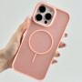 Накладка Matte Color Case With Magnetic Thin Circle iPhone 15 Pro Max