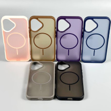 Накладка Matte Color Case With Magnetic Thin Circle iPhone 17