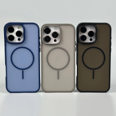 Накладка Matte Color Case With Magnetic Thin Circle iPhone 17 Pro Max
