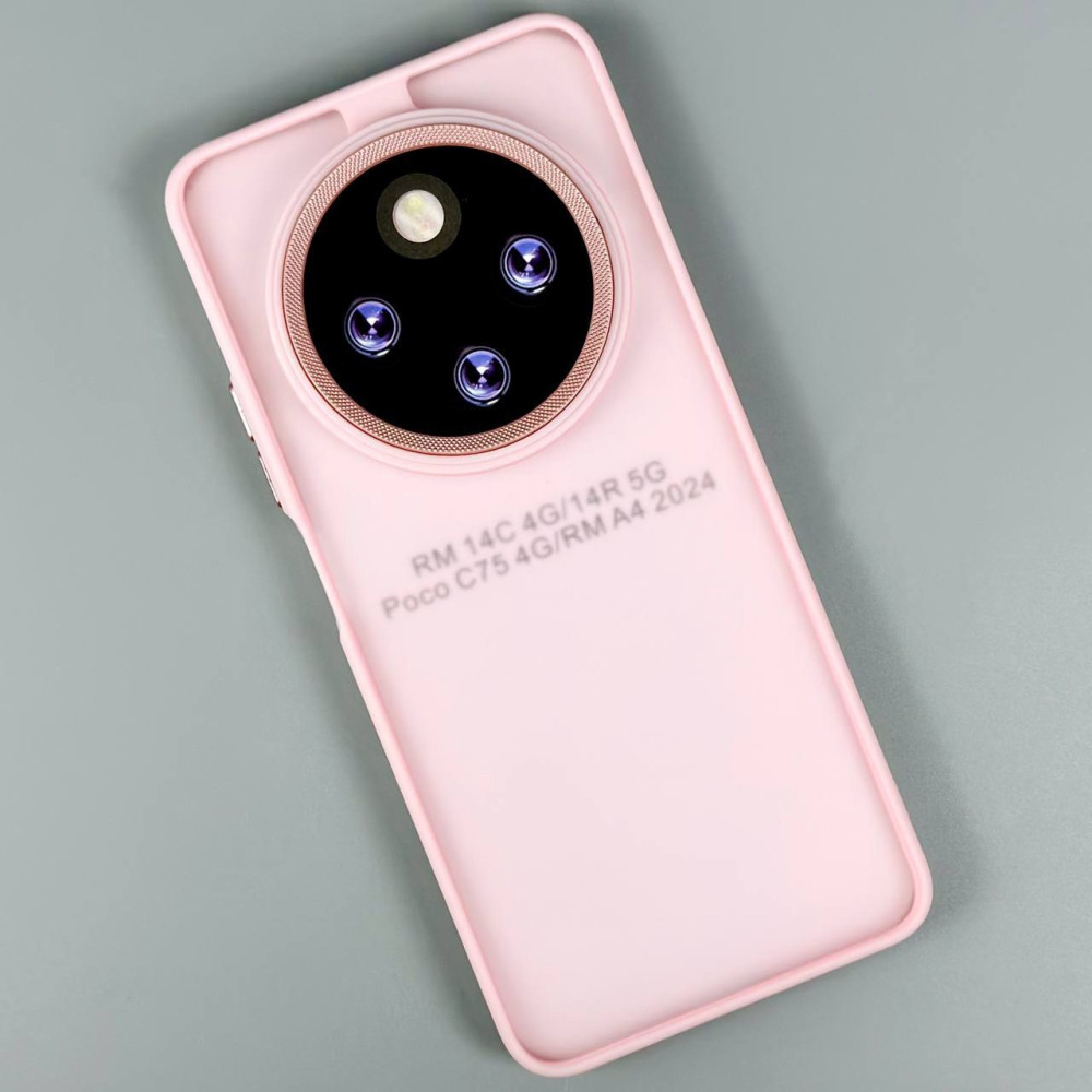 Накладка Matte Corrugated Camera Xiaomi Redmi 14C 4G-Redmi A4 5G-Poco C75 4G-Redmi 14R 5G