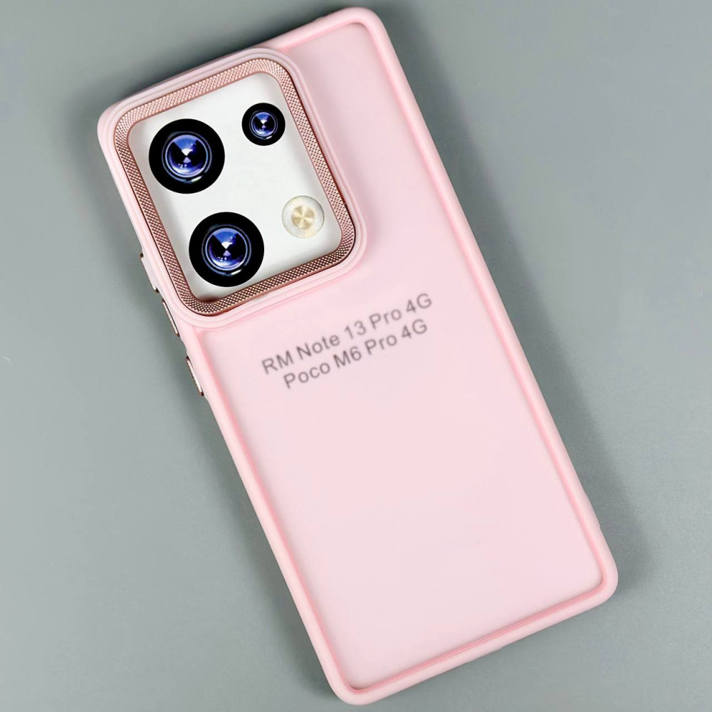 Накладка Matte Corrugated Camera Xiaomi Redmi Note 14S 4G-Redmi Note 13 Pro 4G-Poco M6 Pro
