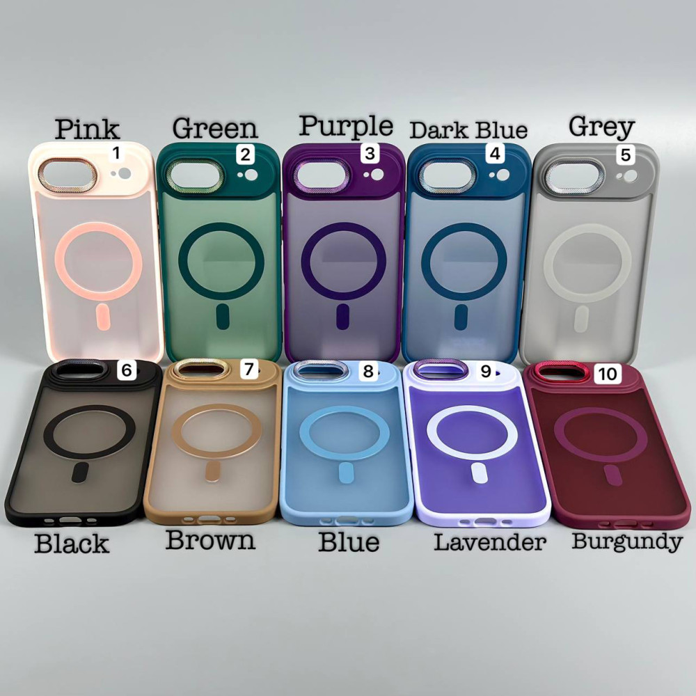 Накладка Matte Corrugated Camera Magnetic РОЗПРОДАЖ iPhone 17 Pro