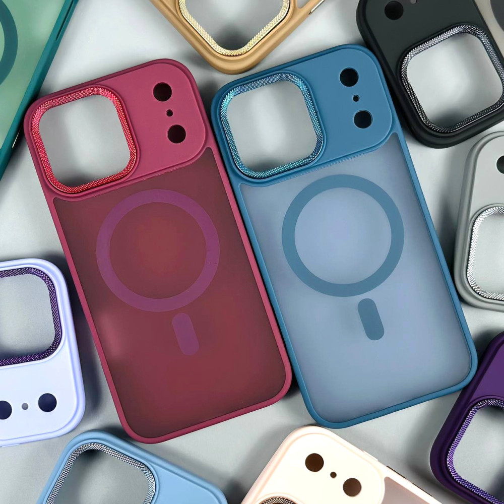 Накладка Matte Corrugated Camera Magnetic РОЗПРОДАЖ iPhone 17 Pro