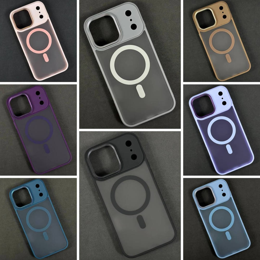 Накладка Matte Corrugated Camera Magnetic iPhone 17 Pro Max