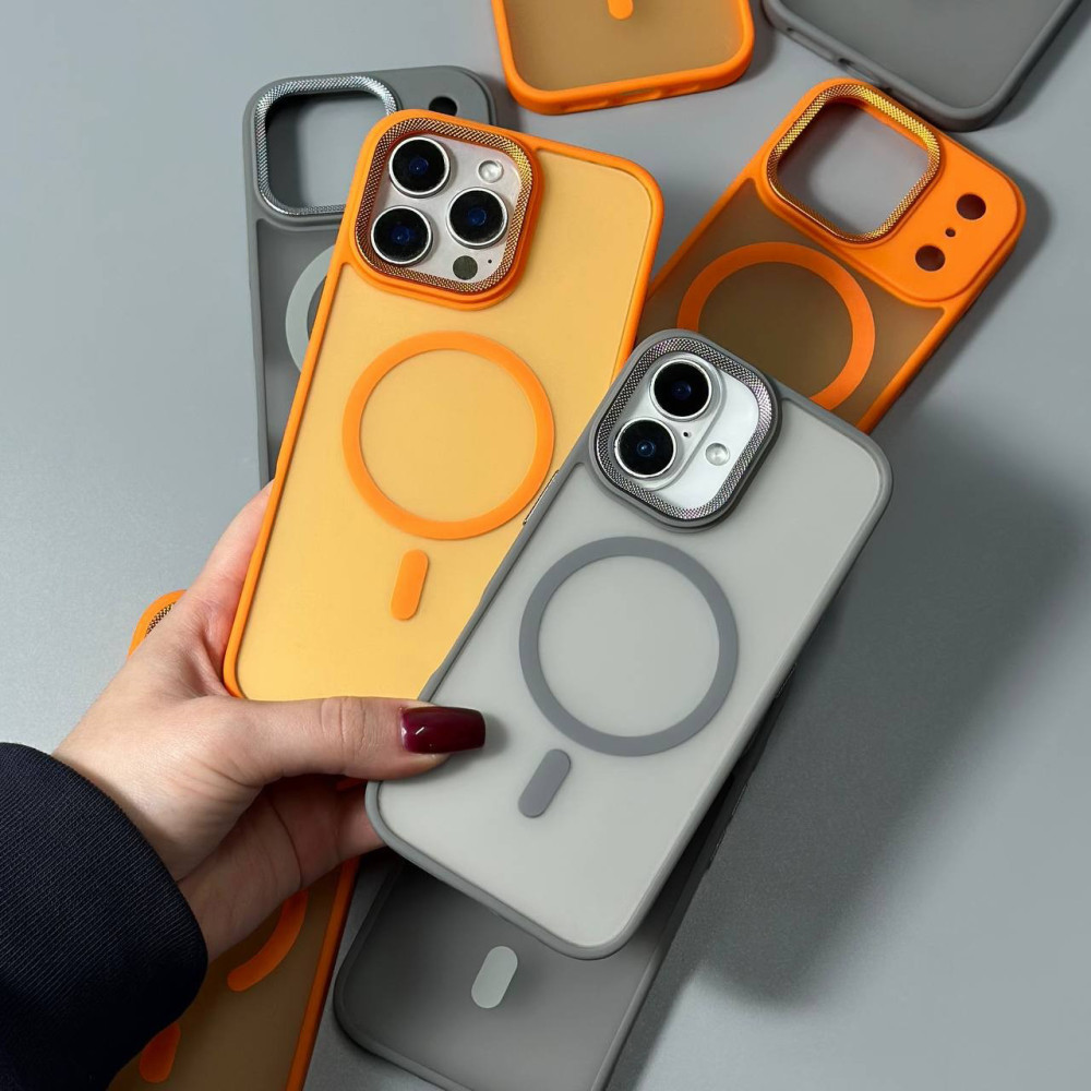 Накладка Matte Corrugated Camera Magnetic iP 16 Pro Max