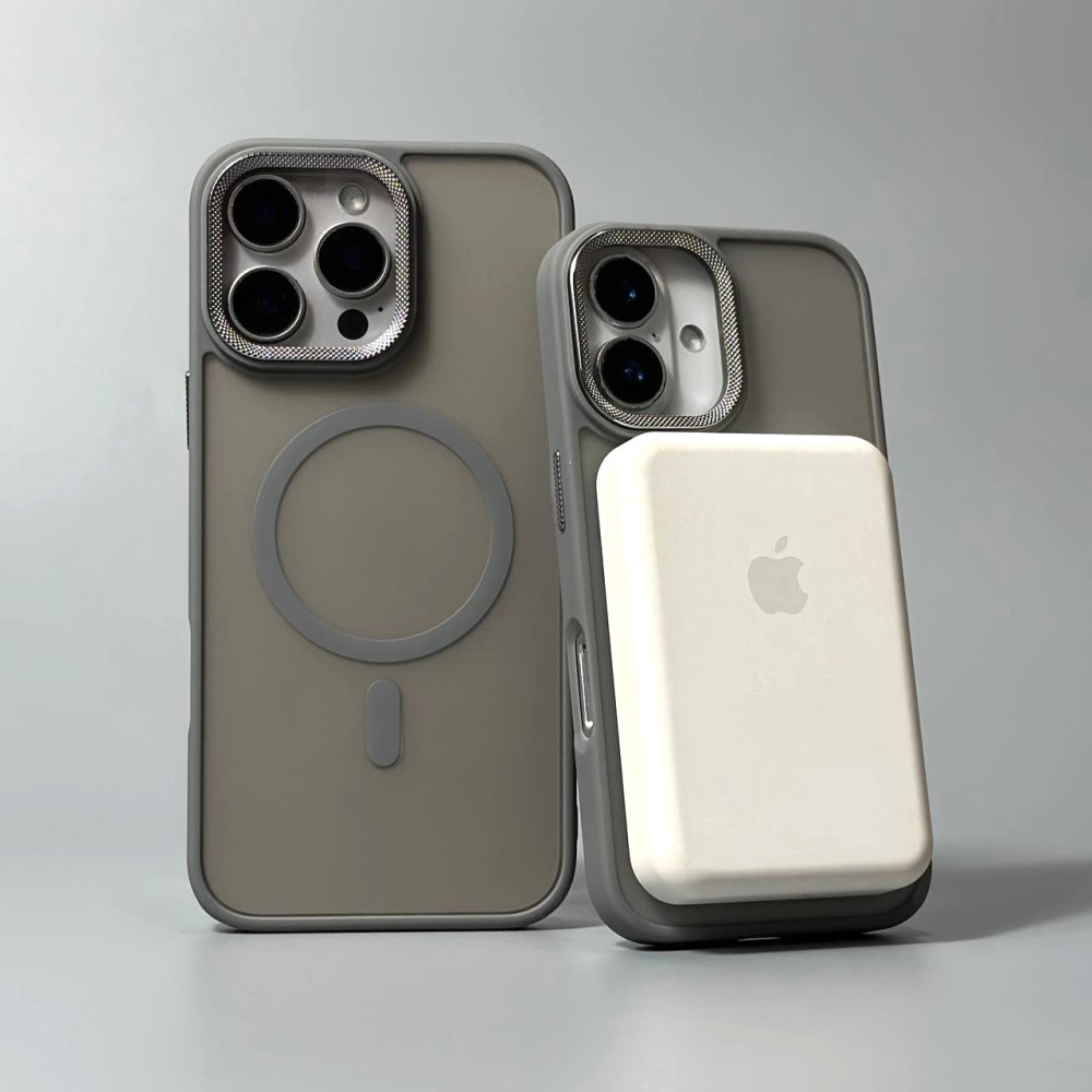 Накладка Matte Corrugated Camera Magnetic iP 16 Pro Max