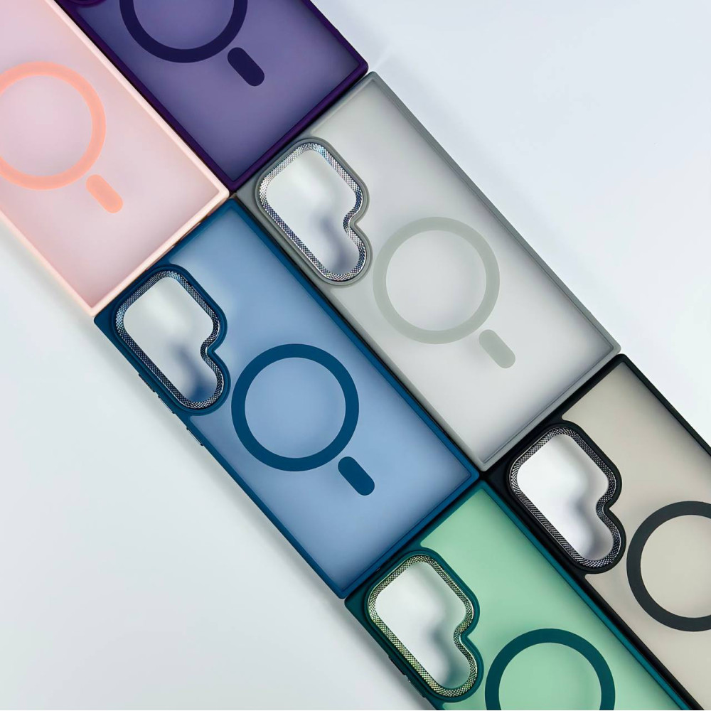 Накладка Matte Corrugated Camera Magnetic РОЗПРОДАЖ Samsung S24-S25