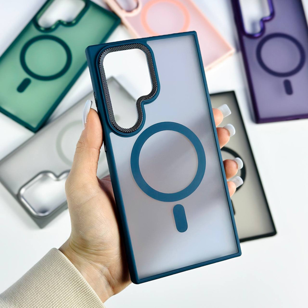 Накладка Matte Corrugated Camera Magnetic РОЗПРОДАЖ Samsung S24-S25