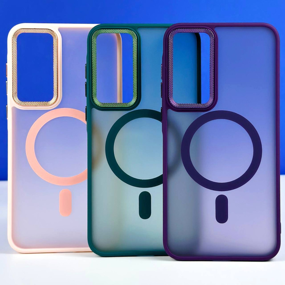 Накладка Matte Corrugated Camera Magnetic РОЗПРОДАЖ Samsung A55 5G