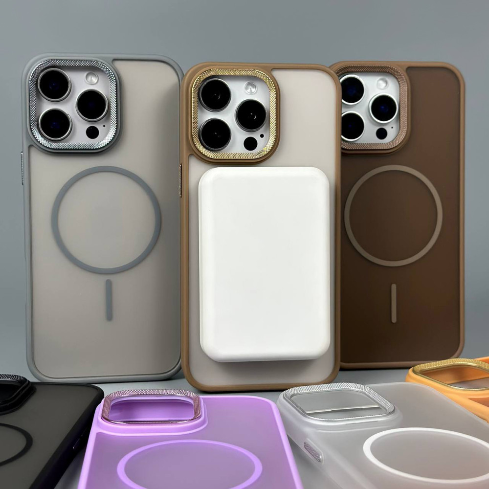 Накладка Matte Corrugated Camera Thin Magnetic iPhone 14 Pro Max
