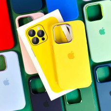 Накладка Premium quality Silicone Case+Metal AG+MagSafe+BOX iPhone 14 Pro Max (2022) 6.7