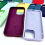 Накладка Premium quality Silicone Case+Metal AG+MagSafe+BOX iPhone 14 (2022) 6.1