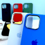 Накладка Premium quality Silicone Case+Metal AG+MagSafe+BOX iPhone 13 Pro (2021) 