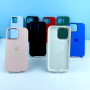 Накладка Premium quality Silicone Case+Metal AG+MagSafe+BOX iPhone 12-12 Pro (2020) 6.1