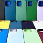Накладка Premium quality Silicone Case+Metal AG+Magnetic+BOX LOGO iPhone 14 Plus