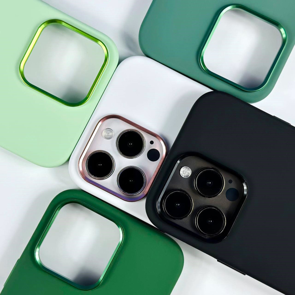 Накладка Premium quality Silicone Case+Metal AG+Magnetic+BOX LOGO iPhone 14 Plus