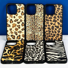 Накладка Mix Leopard Leather MagSafe iPhone 16