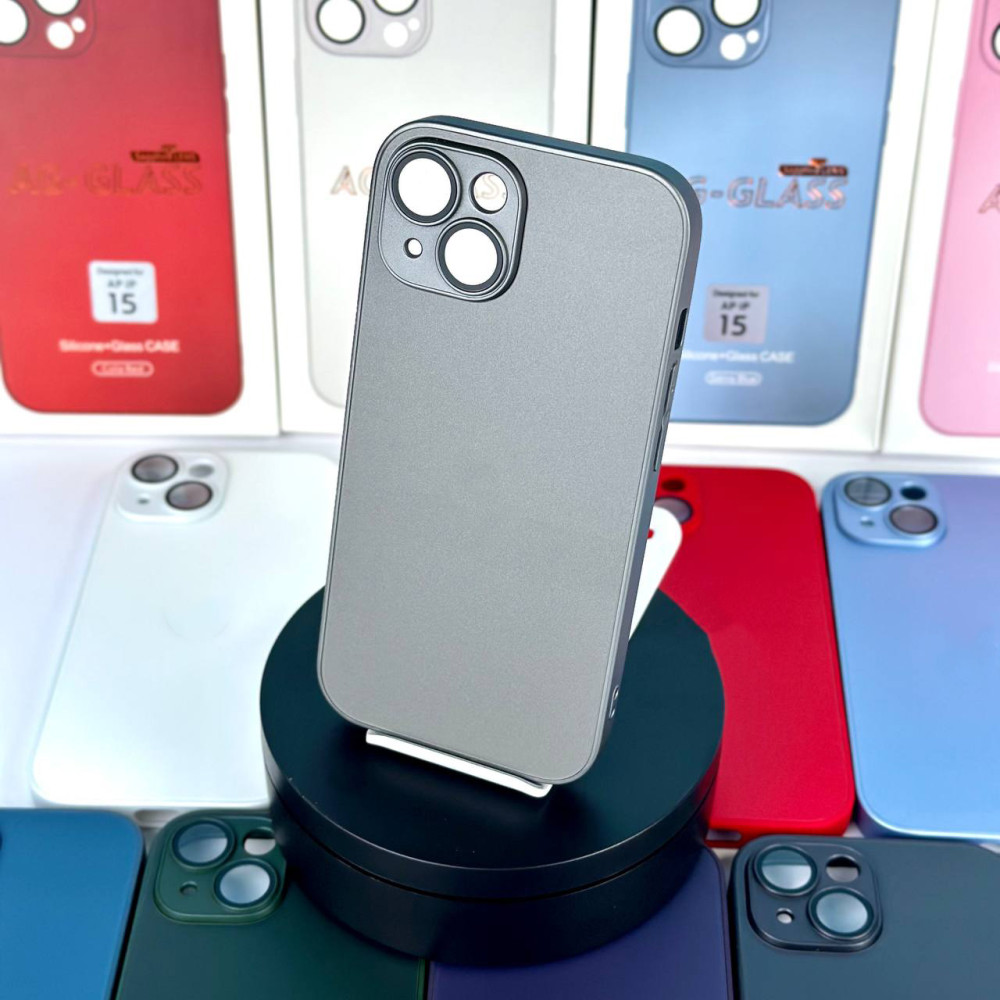 Накладка Silicone Case AG-Glass Sapphine Lens Box Separate Camera LOGO iPhone 11 Pro Max