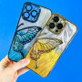 Накладка Shiny Butterflies Ombre з підкладкою iPhone 16 Pro