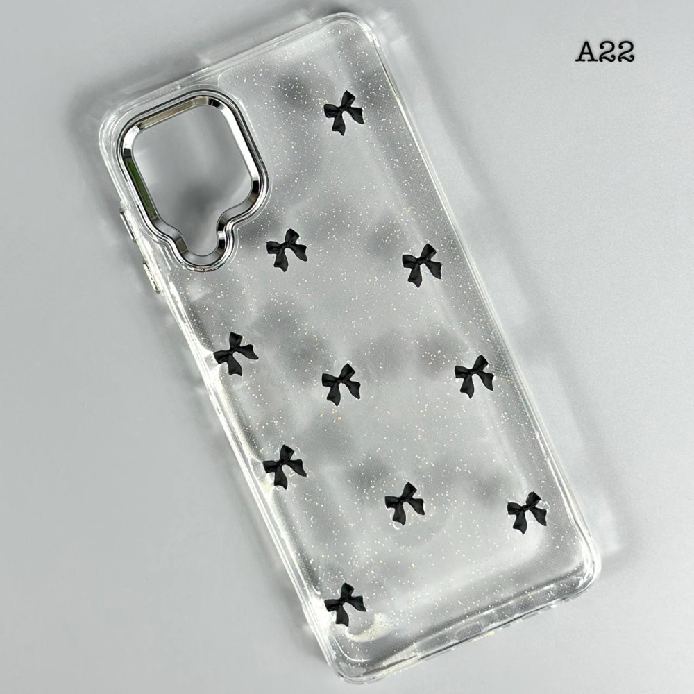 Накладка Shiny Crystal Colored Bow РОЗПРОДАЖ Samsung A22-M32-M22