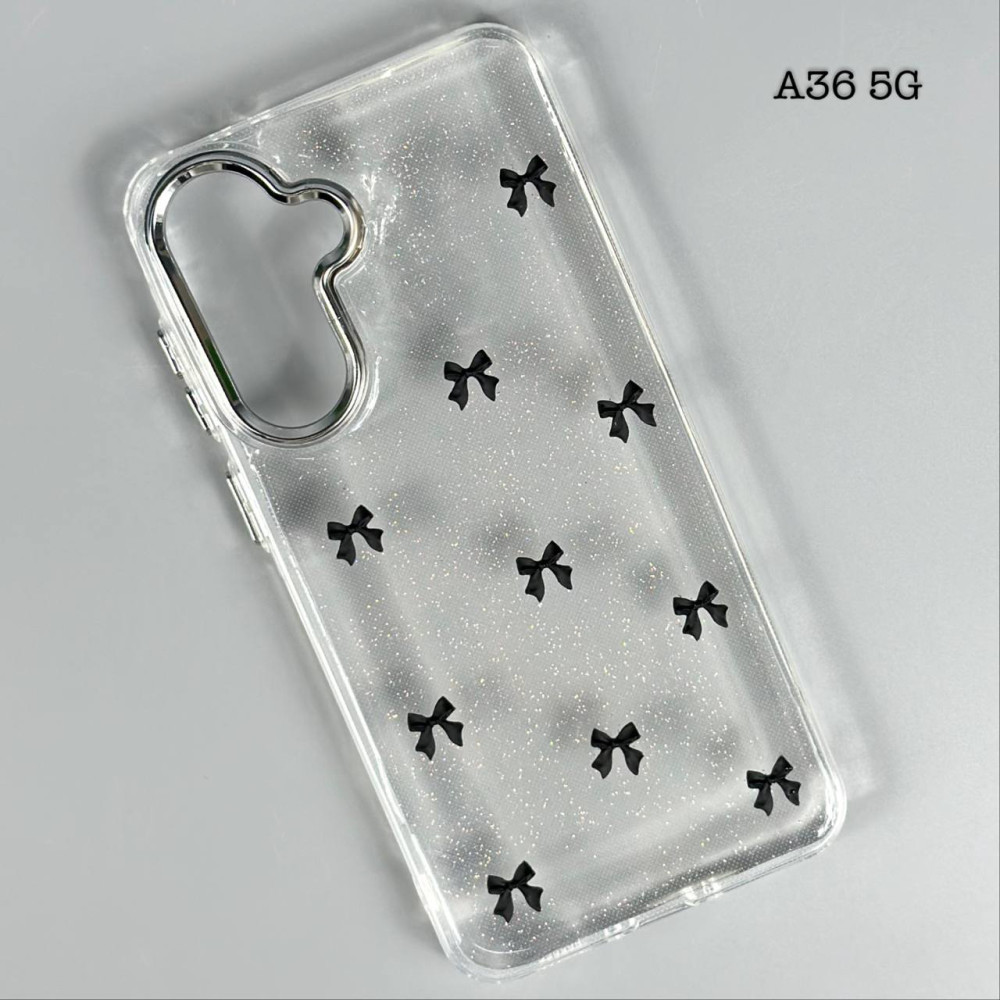 Накладка Shiny Crystal Colored Bow Samsung A36 5G-A37 5G
