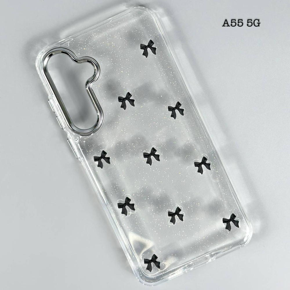 Накладка Shiny Crystal Colored Bow Samsung A55 5G