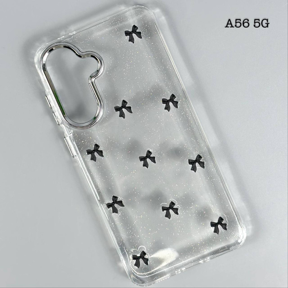 Накладка Shiny Crystal Colored Bow Samsung A56 5G