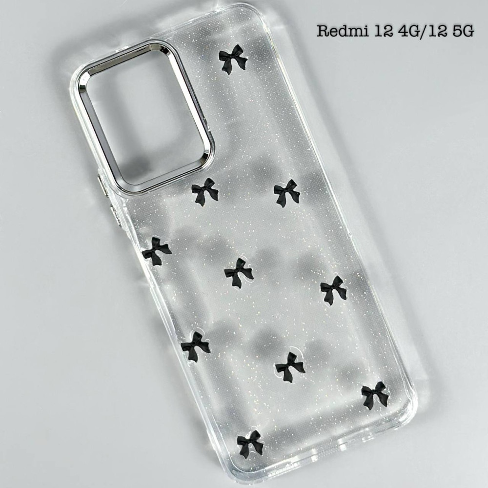 Накладка Shiny Crystal Colored Bow Xiaomi Redmi 12 4G-Redmi 12 5G