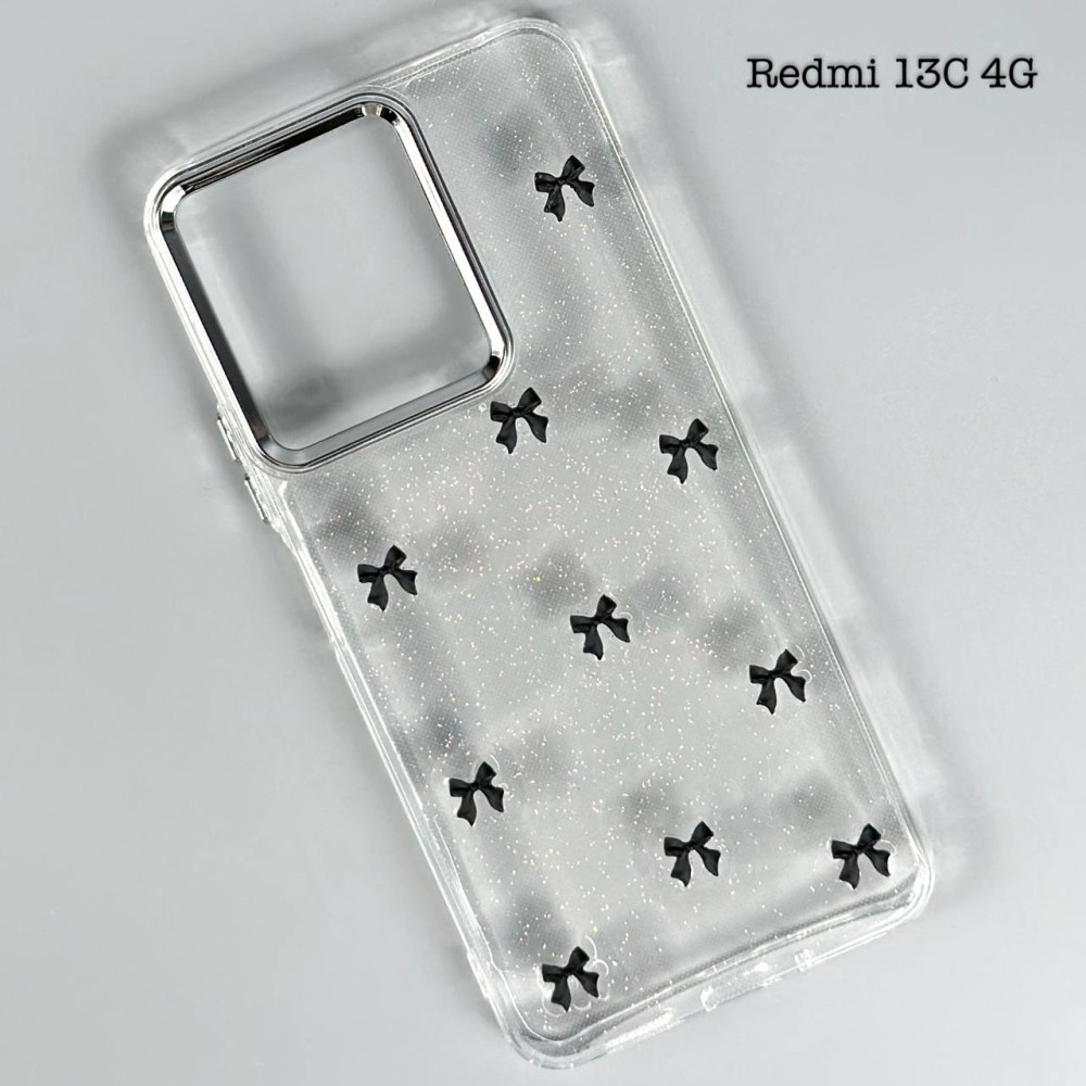 Накладка Shiny Crystal Colored Bow РОЗПРОДАЖ Xiaomi Redmi 13C 4G-Poco C65