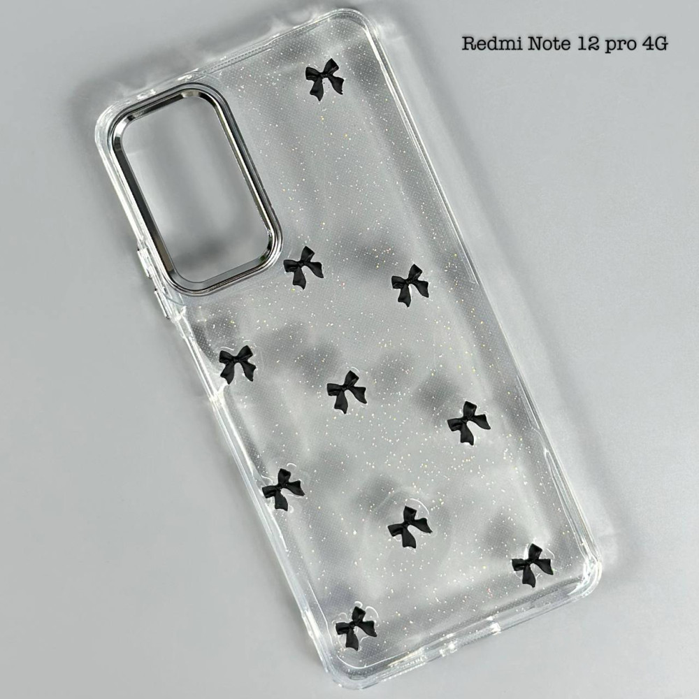 Накладка Shiny Crystal Colored Bow РОЗПРОДАЖ Xiaomi Redmi Note 12 Pro 4G
