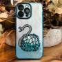 Накладка Shiny Swan Ombre iPhone 13