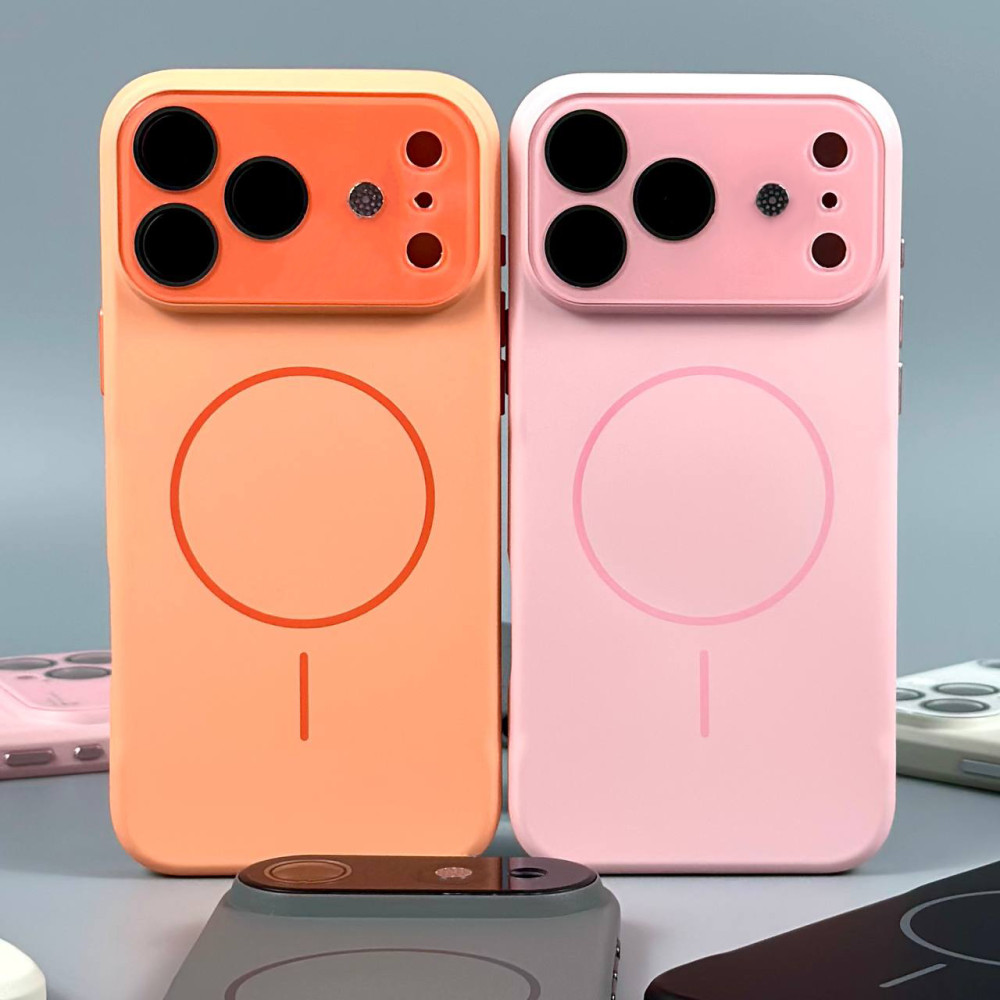 Накладка Silicone Case AG glass Аromatherapy Magnetic iPhone 17 Pro Max