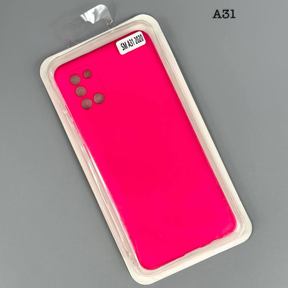 Накладка Silicone Case Cover (No Logo) Box Samsung A31