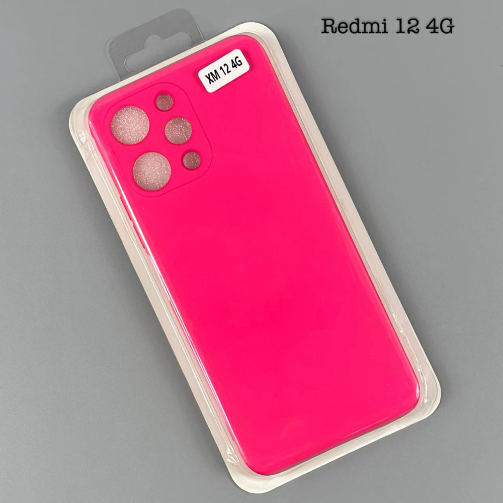 Накладка Silicone Case Cover (No Logo) Box Xiaomi Redmi 12 4G-Redmi 12 5G