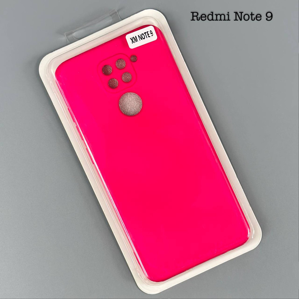 Накладка Silicone Case Cover (No Logo) Box Xiaomi Redmi Note 9