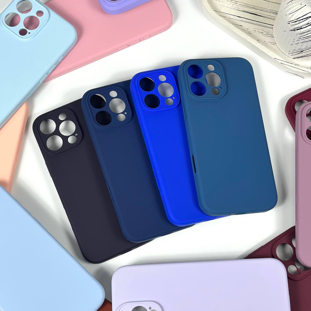 Накладка Silicone Case Full Camera Protective (NO LOGO) РОЗПРОДАЖ iP 12 Pro Max