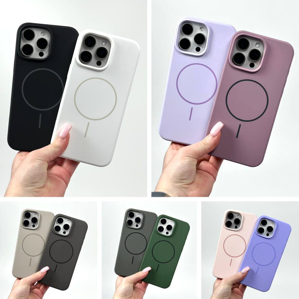 Накладка Silicone Case Full Protective Magnetic iPhone 17 Pro Max