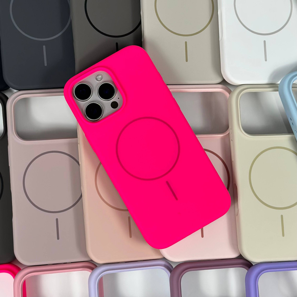 Накладка Silicone Case Full Protective Magnetic iP 17 Pro-18 Pro
