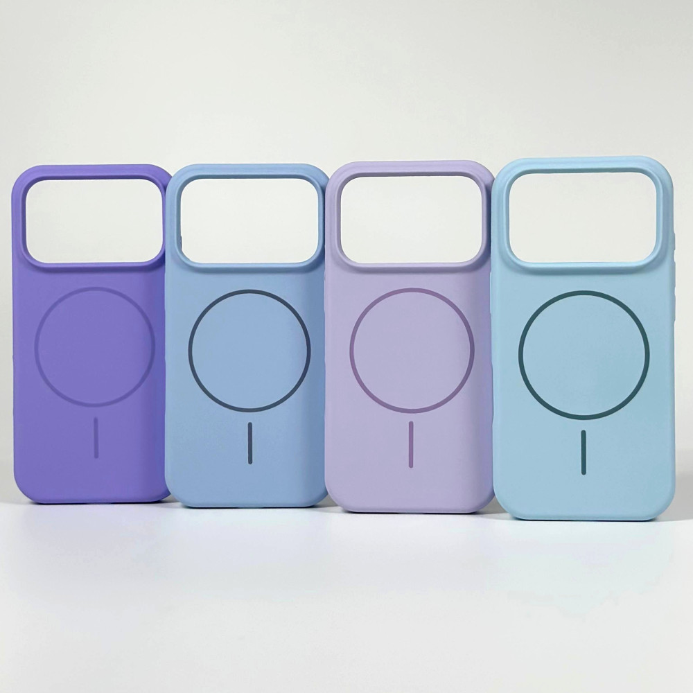 Накладка Silicone Case Full Protective Magnetic iP 17 Pro-18 Pro