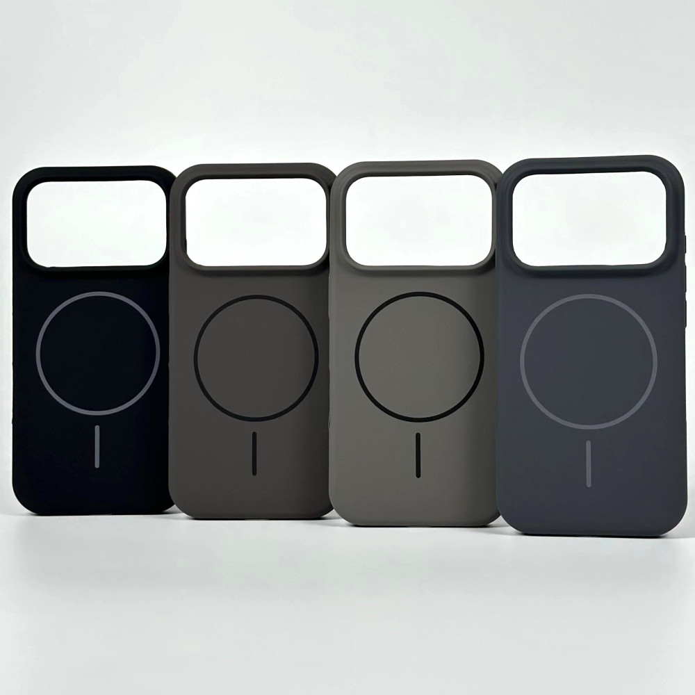 Накладка Silicone Case Full Protective Magnetic iP 17 Pro-18 Pro