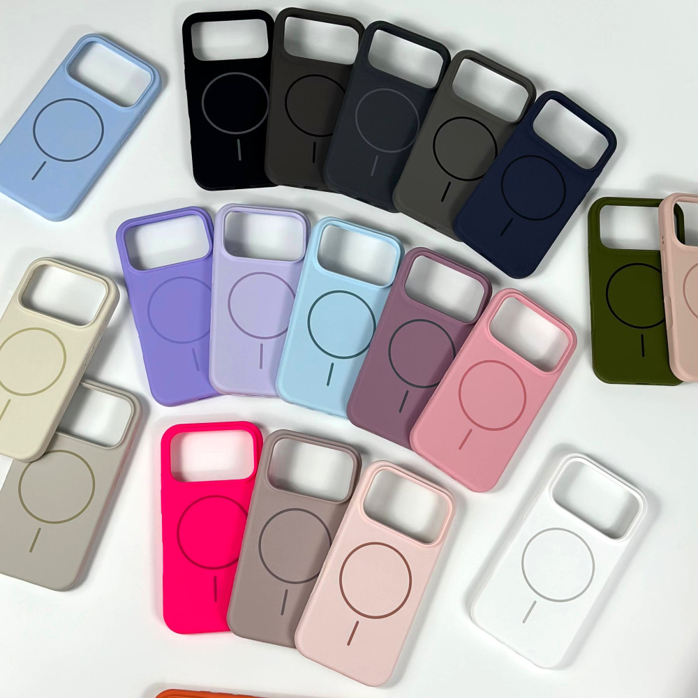 Накладка Silicone Case Full Protective Magnetic iP 17 Pro-18 Pro