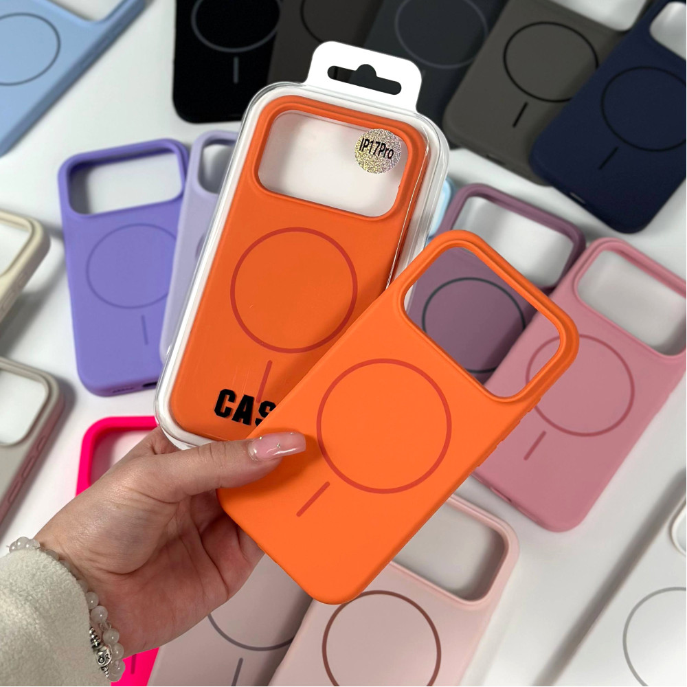 Накладка Silicone Case Full Protective Magnetic iP 17 Pro-18 Pro