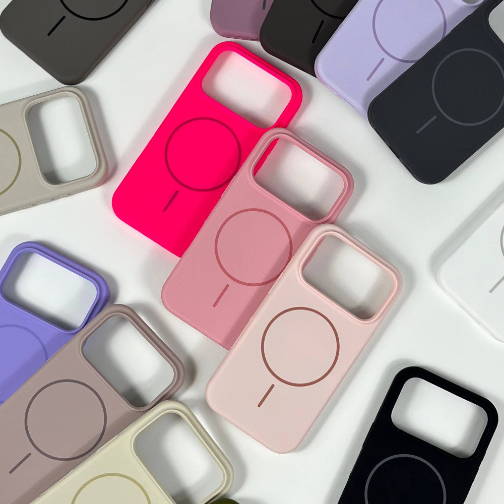 Накладка Silicone Case Full Protective Magnetic iP 17 Pro-18 Pro