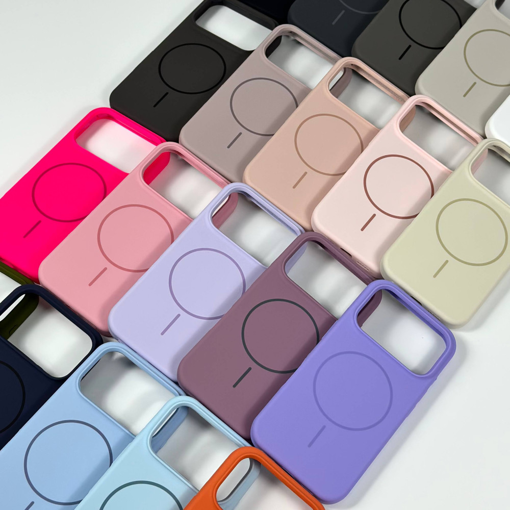 Накладка Silicone Case Full Protective Magnetic iP 17 Pro-18 Pro