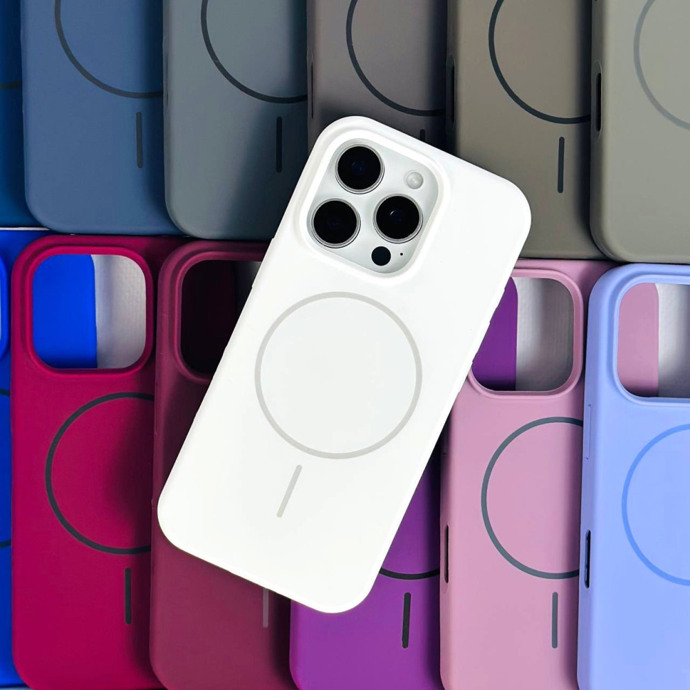 Накладка Silicone Case Full Protective Magnetic iPhone 17 Pro Max